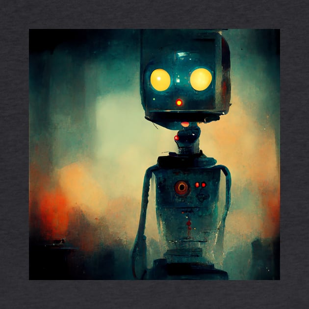 Sad Robot by JonHerrera
